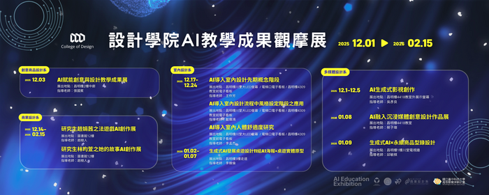 設計學院AI教學成果觀摩展圖片